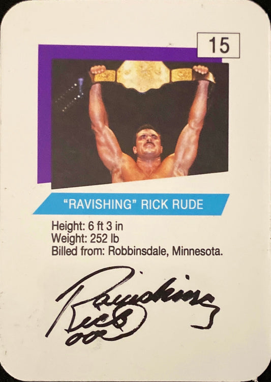 “Ravishing” Rick Rude trading card PW Catalog