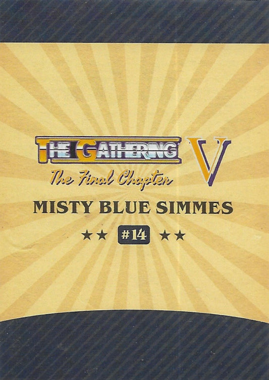 Misty Blue Simmes trading card PW Catalog