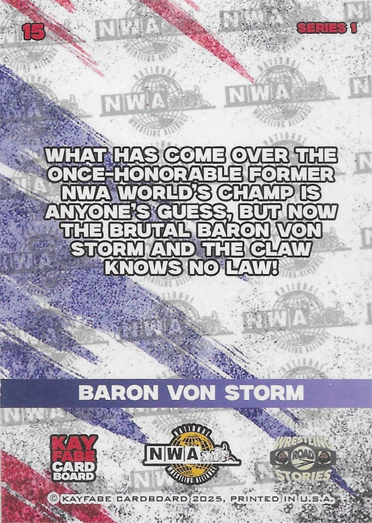Baron VON Storm trading card PWcatalog