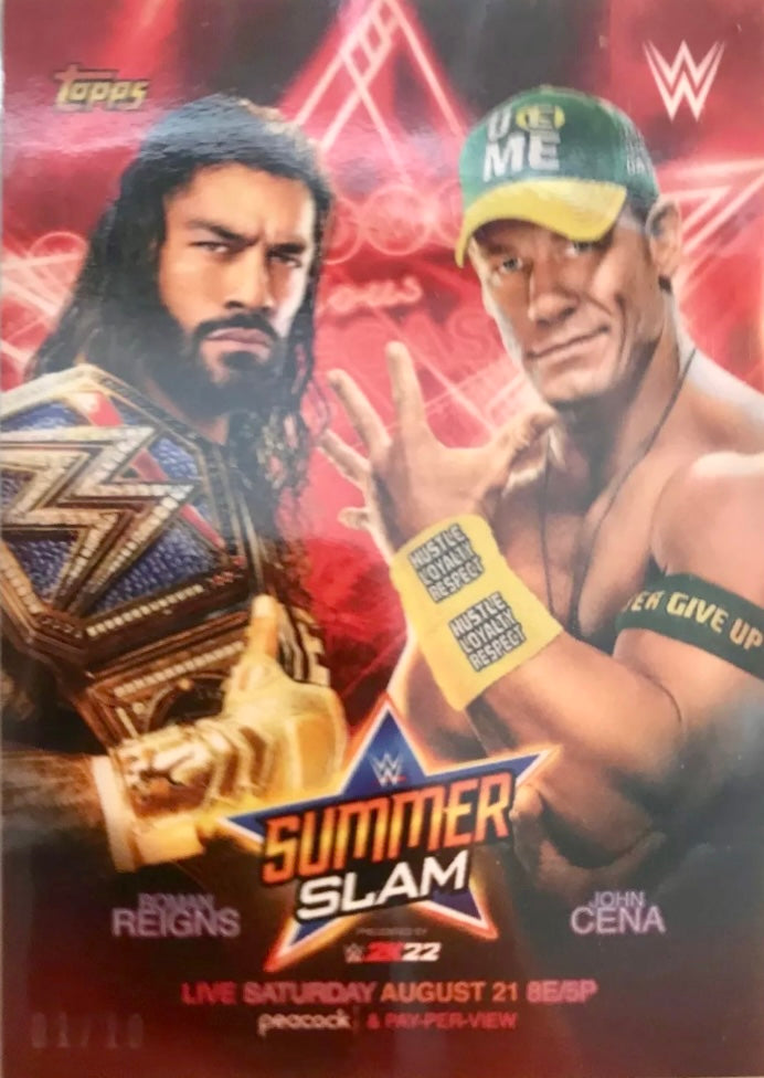 Summerslam 2021 Poster trading card PW Catalog