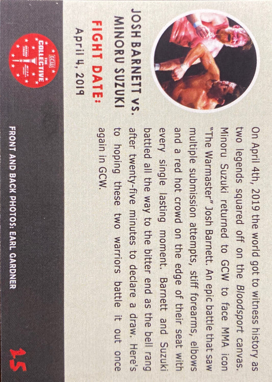 Legacy – Barnett vs. Suzuki trading card PW Catalog