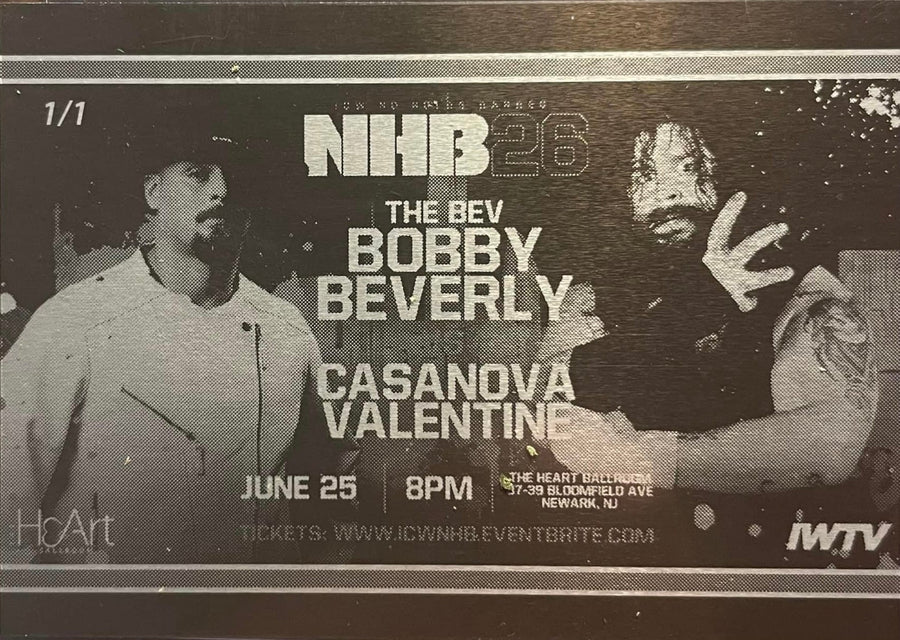 The BEV Bobby Beverly vs. Casanova Valentine