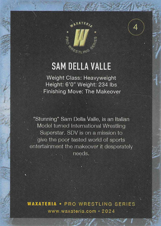 SAM Della Valle trading card PW Catalog