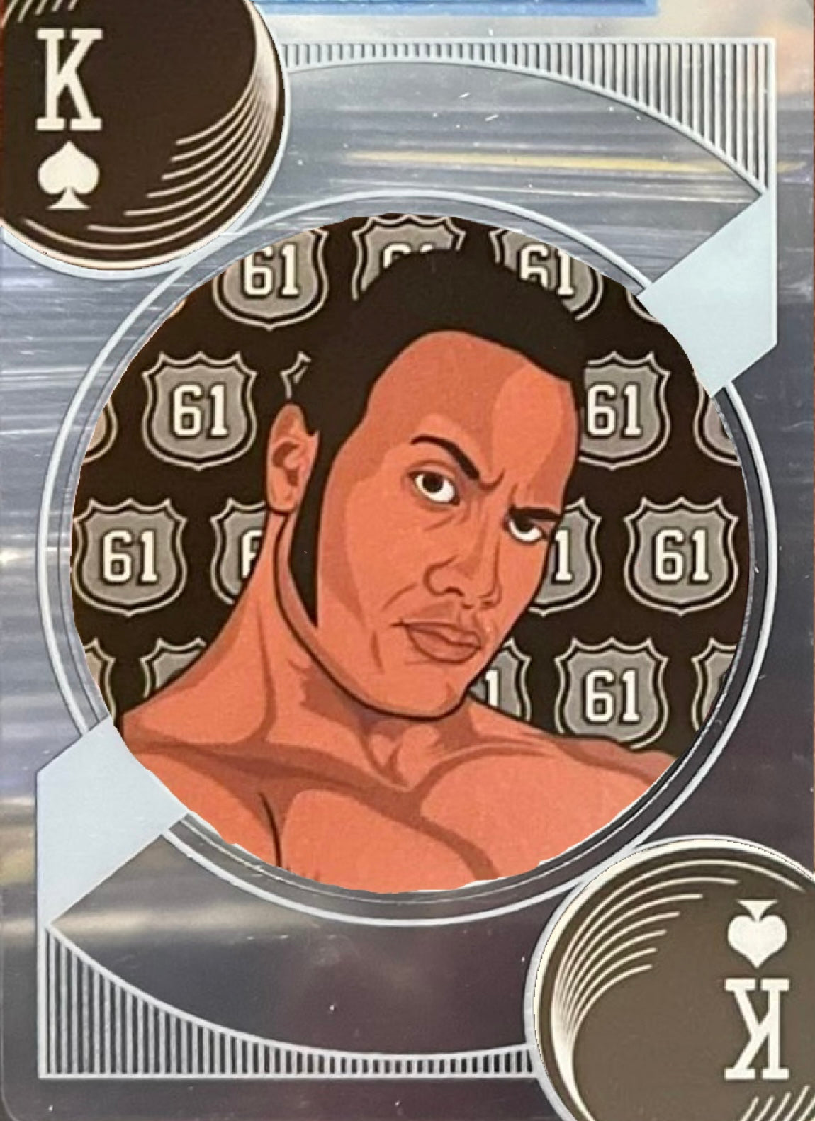 The Rock trading card PW Catalog