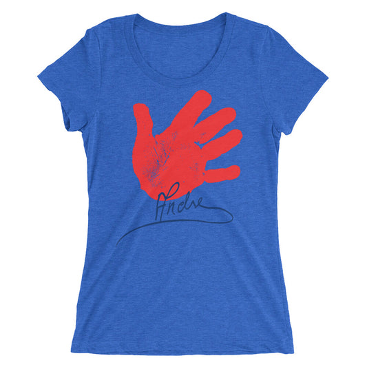 Andre the Giant "Handprint Signature" Women's Tri-Blend T-Shirt