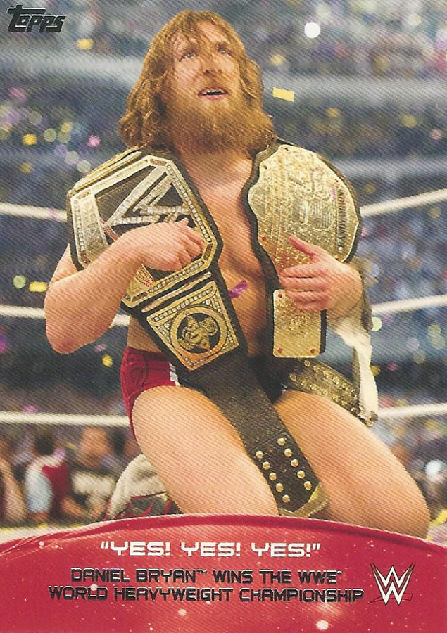 WWE Topps 2015 Daniel Bryan 10 of 10 trading card PW Catalog