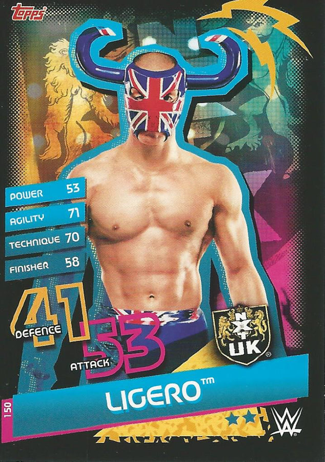 WWE Topps Slam Attax Reloaded 2020 Ligero #150 NXT UK