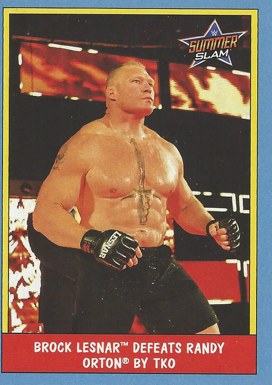 WWE Topps Heritage 2017 Brock Lesnar #50