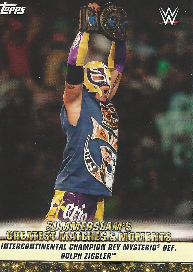 WWE Topps Summerslam 2019 Rey Mysterio GM-29 trading card PW Catalog