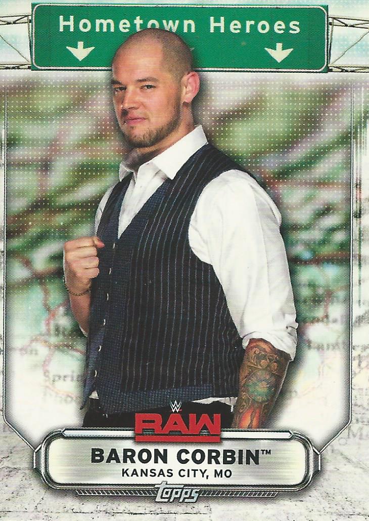 WWE Topps Raw 2019 Baron Corbin HH-3 trading card PW Catalog