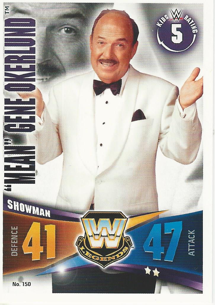 WWE Topps Slam Attax Rivals 2014 Mean Gene Okerlund #150