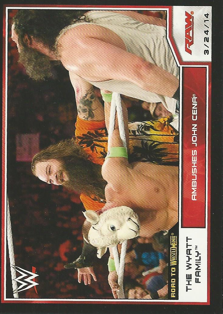 WWE Topps Road to Wrestlemania 2014 Bray Wyatt #90