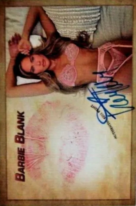 Barbie Blank trading card PW Catalog