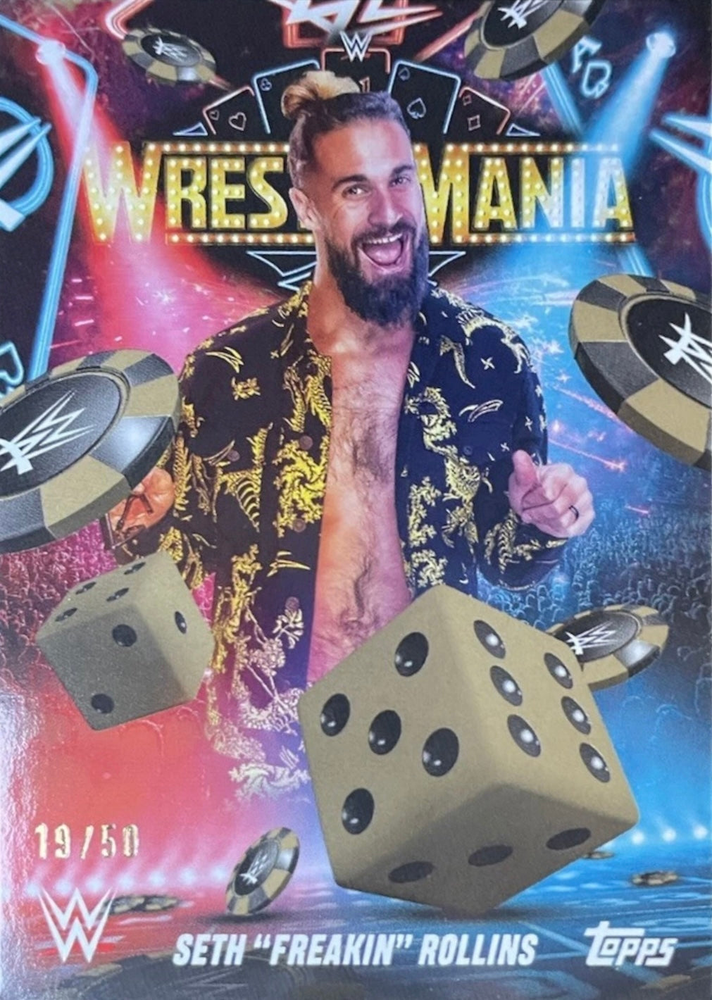 Seth “Freakin” Rollins trading card PW Catalog