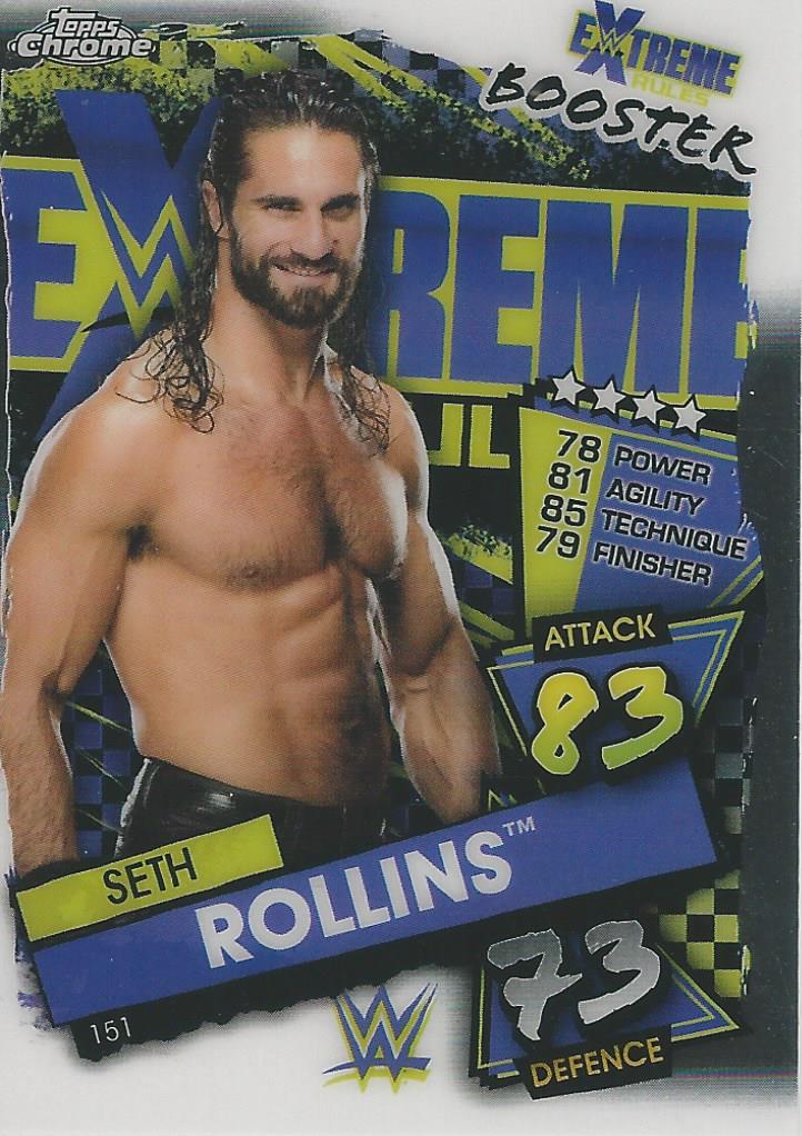 WWE Topps Slam Attax Chrome 2021 Seth Rollins #151
