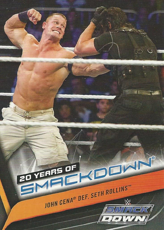 WWE Topps Smackdown 2019 John Cena SD-31 trading card PW Catalog