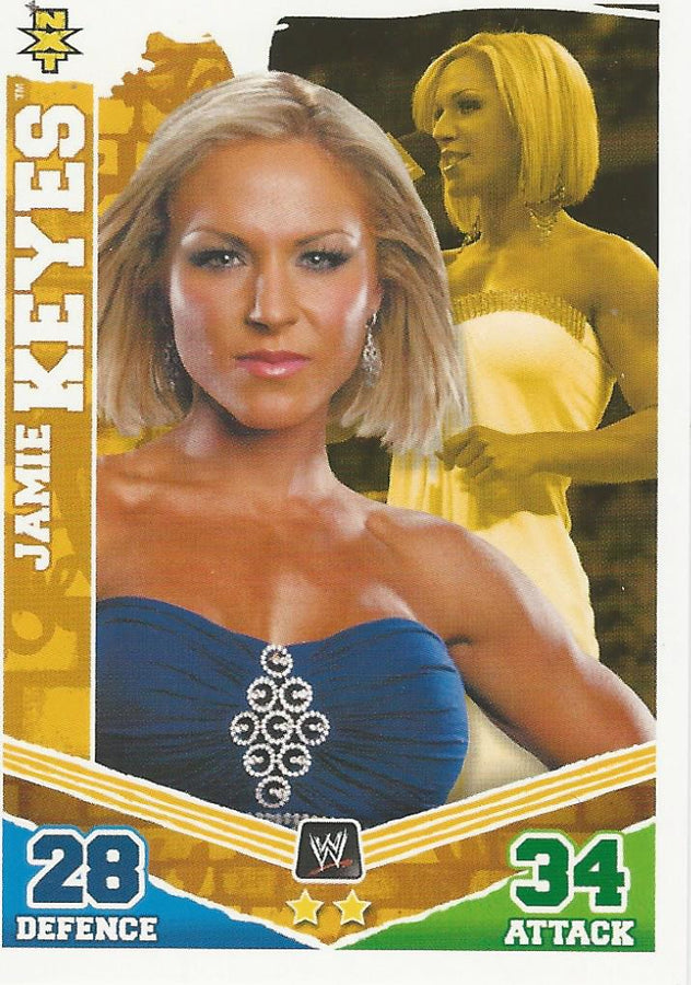WWE Topps Slam Attax Mayhem 2010 Jamie Keyes NXT #151