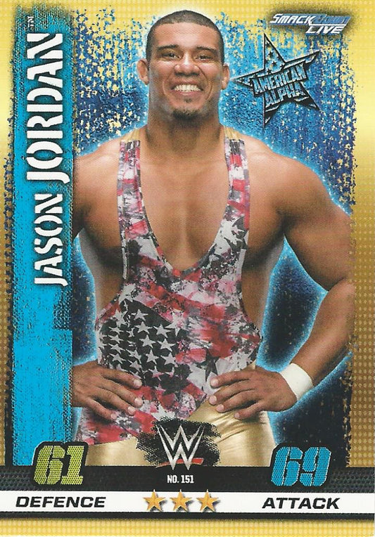 WWE Topps Slam Attax 10th Edition 2017 Jason Jordan #151