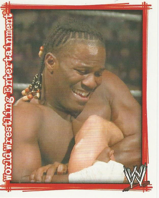 WWE Topps Superstars Uncovered 2007 Sticker Elijah Burke #151