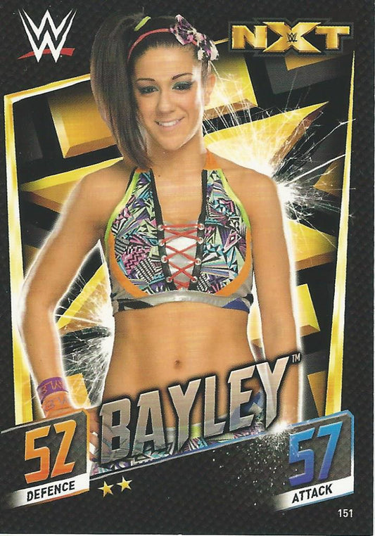 WWE Topps Slam Attax 2015 Then Now Forever Bayley #151 NXT