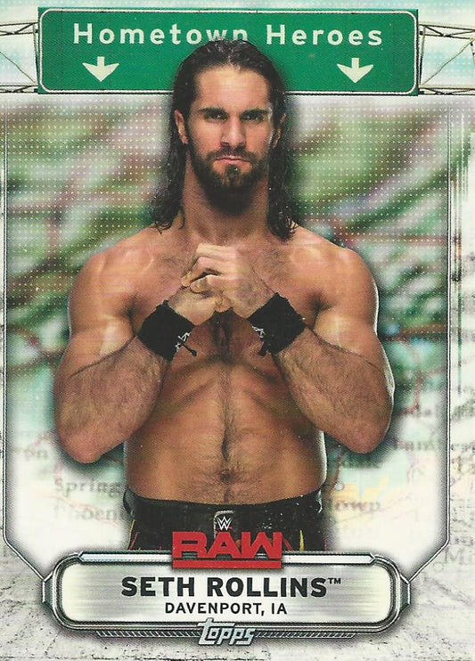 WWE Topps Raw 2019 Seth Rollins HH-37 trading card PW Catalog