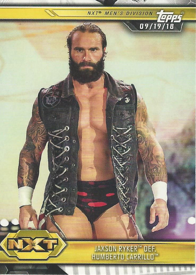 WWE Topps NXT 2019 Jaxson Ryker #51