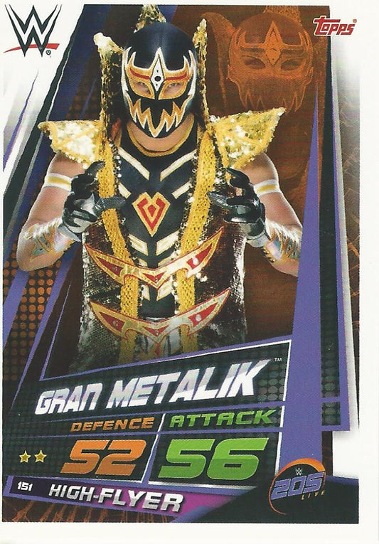 WWE Topps Slam Attax Universe 2019 Gran Metalik #151