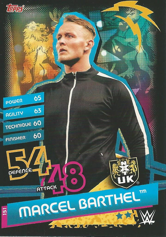WWE Topps Slam Attax Reloaded 2020 Marcel Barthel #151 NXT UK