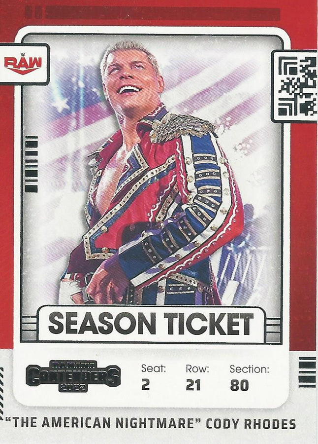 WWE Panini Chronicles 2022 Cody Rhodes #108