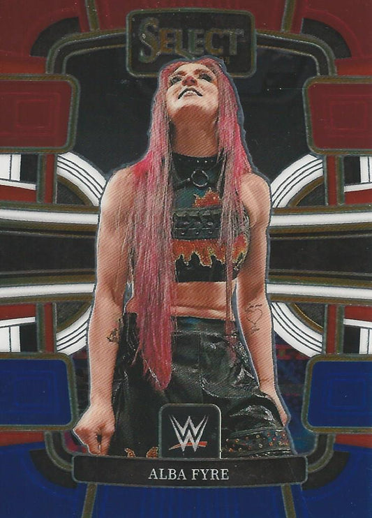 WWE Panini Select 2024 Blue/Silver/Red Alba Fyre #78