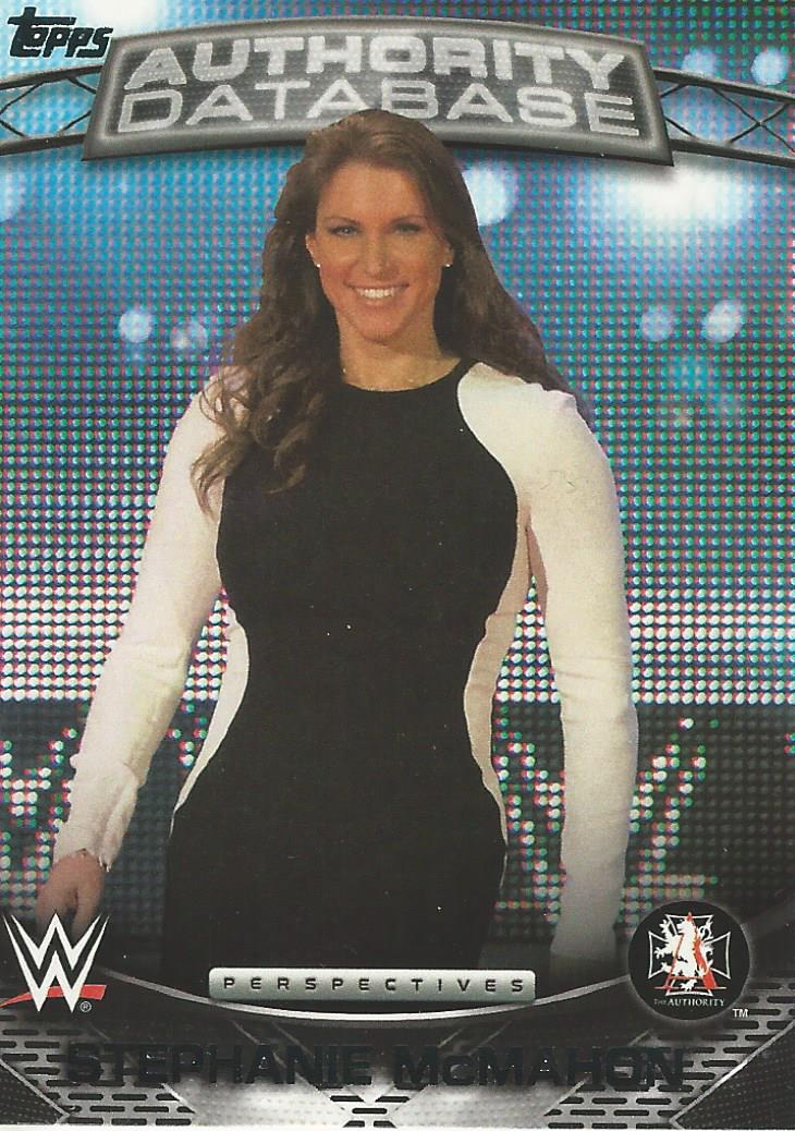 WWE Topps 2016 Stephanie McMahon 2A trading card PW Catalog