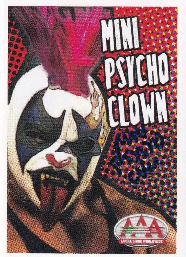 Mini Psycho Clown trading card PW Catalog