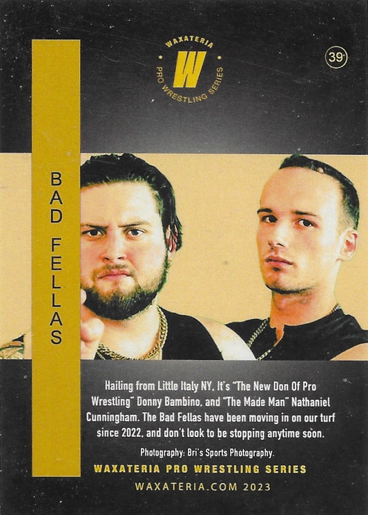 Bad Fellas trading card PW Catalog