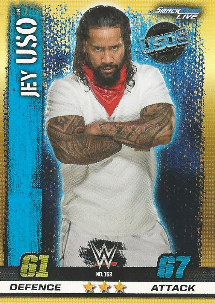 WWE Topps Slam Attax 10th Edition 2017 Jey Uso #153