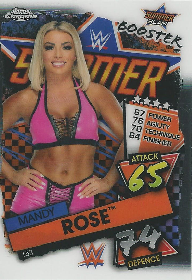 WWE Topps Slam Attax Chrome 2021 Mandy Rose #153