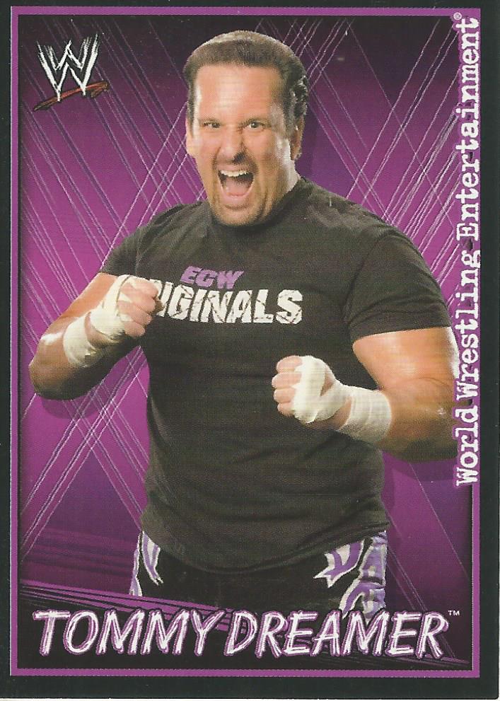 WWE Topps Superstars Uncovered 2007 Sticker Tommy Dreamer #153
