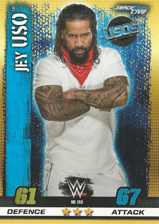 WWE Topps Slam Attax 10th Edition 2017 Jey Uso #153