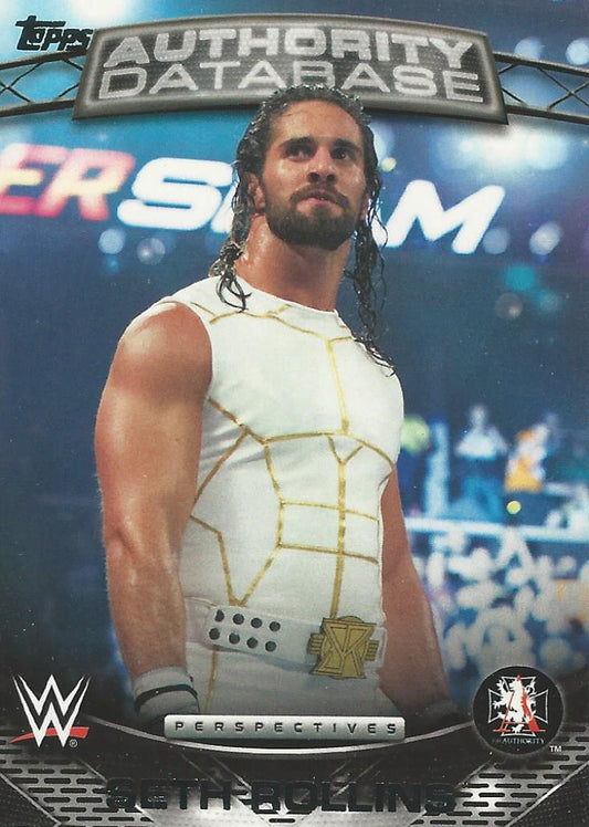 WWE Topps 2016 Seth Rollins 3A trading card PW Catalog