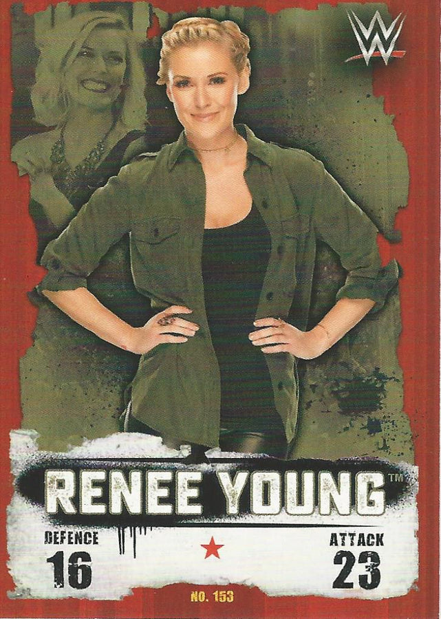 WWE Topps Slam Attax Takeover 2016 Renee Young #153