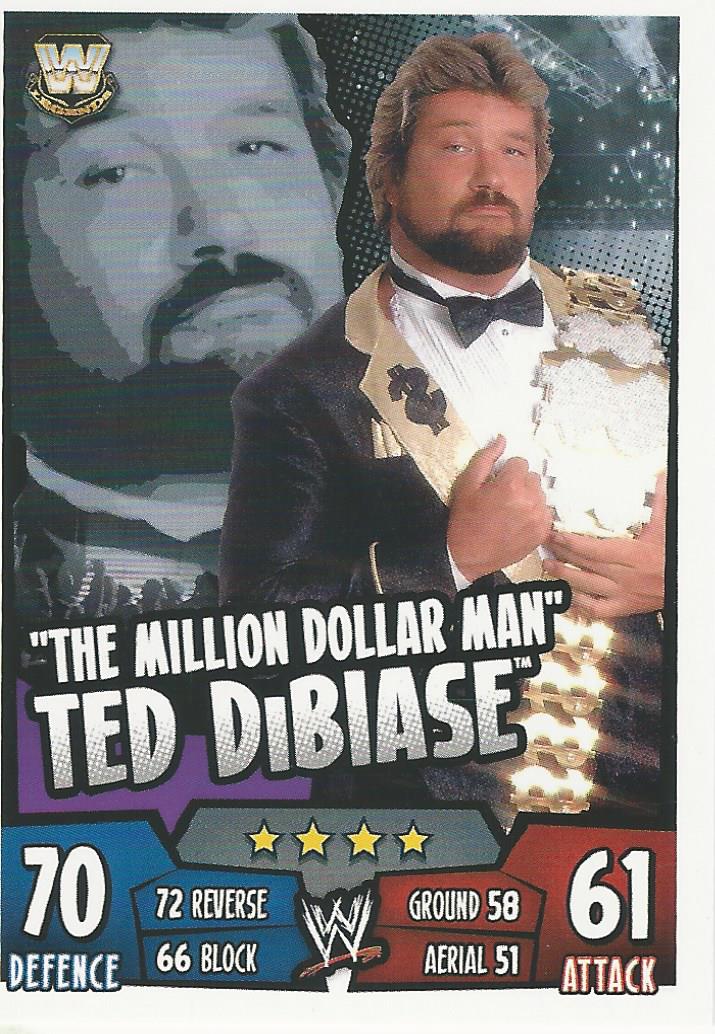 WWE Topps Slam Attax Rumble 2011 Million Dollar Man Ted Dibiase #153