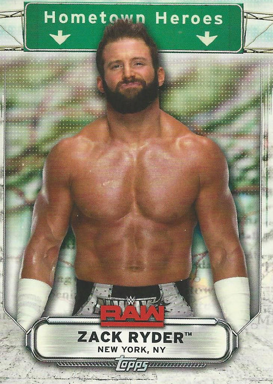 WWE Topps Raw 2019 Zack Ryder HH-39 trading card PW Catalog