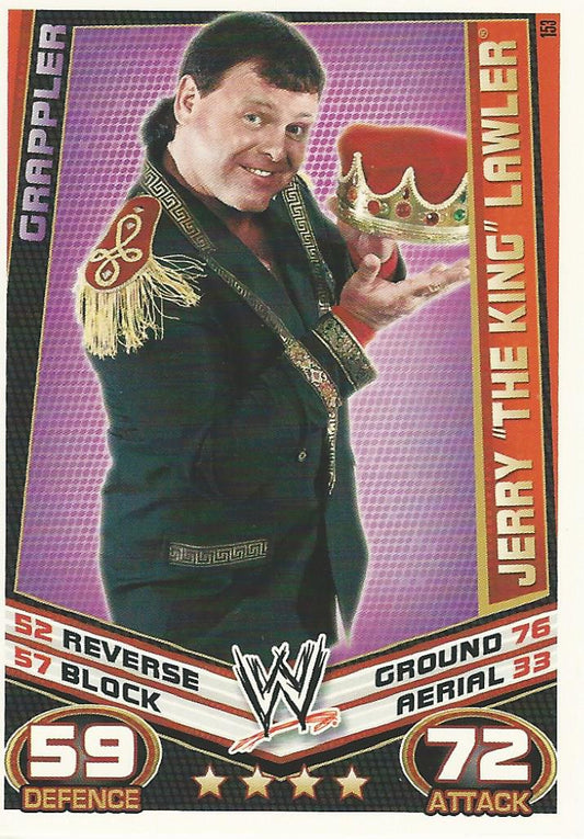 WWE Topps Slam Attax Rebellion 2012 Jerry Lawler #153