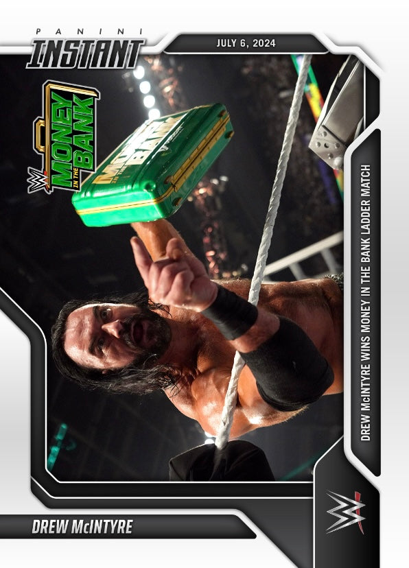 Drew Mcintyre – Drew Mcintyre Wins Money in the Bank Ladder Match trading card PW Catalog