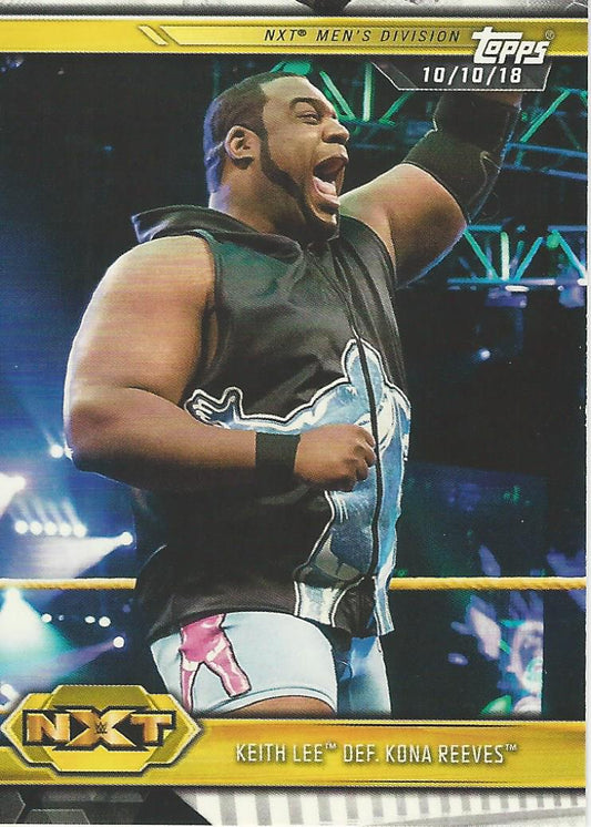 WWE Topps NXT 2019 Keith Lee #54
