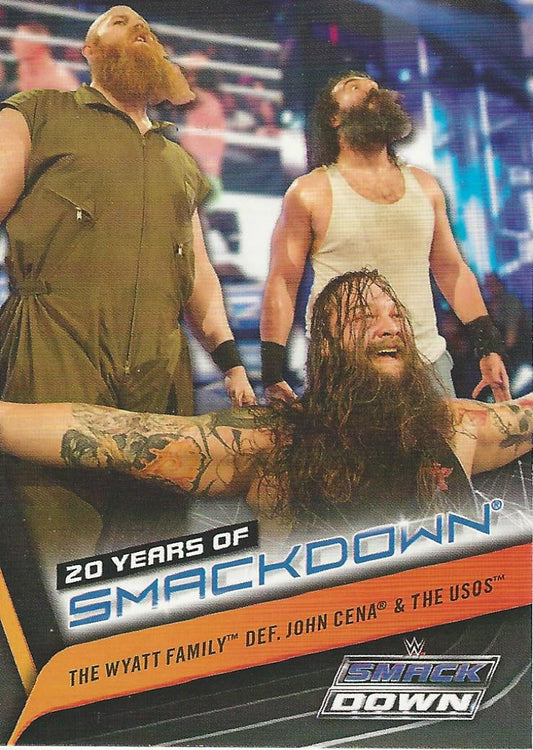 WWE Topps Smackdown 2019 Wyatt Family SD-34 trading card PW Catalog