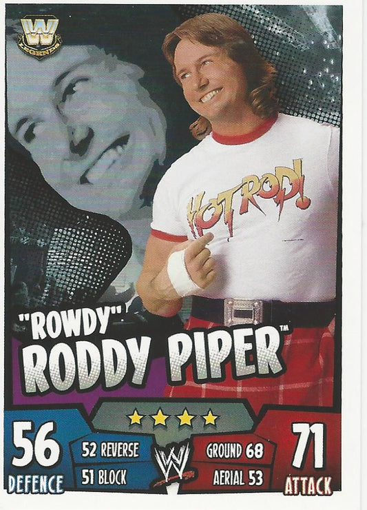 WWE Topps Slam Attax Rumble 2011 Roddy Piper #154