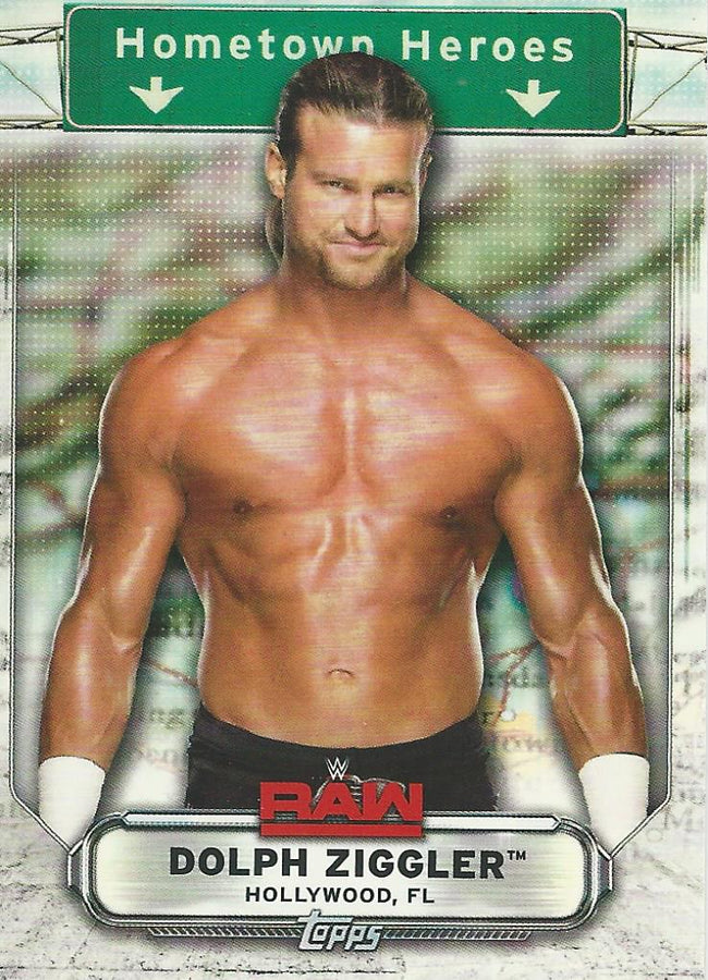 WWE Topps Raw 2019 Dolph Ziggler HH-13 trading card PW Catalog