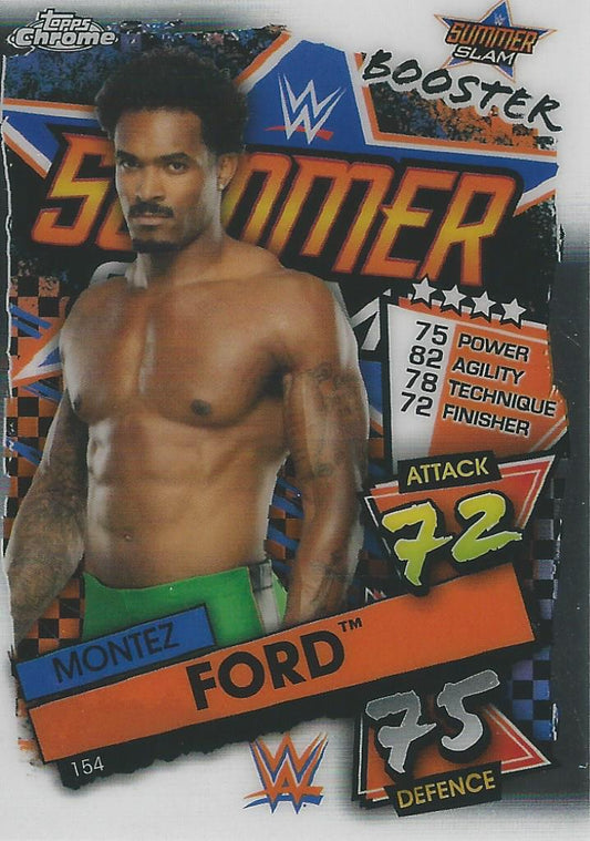 WWE Topps Slam Attax Chrome 2021 Montez Ford #154