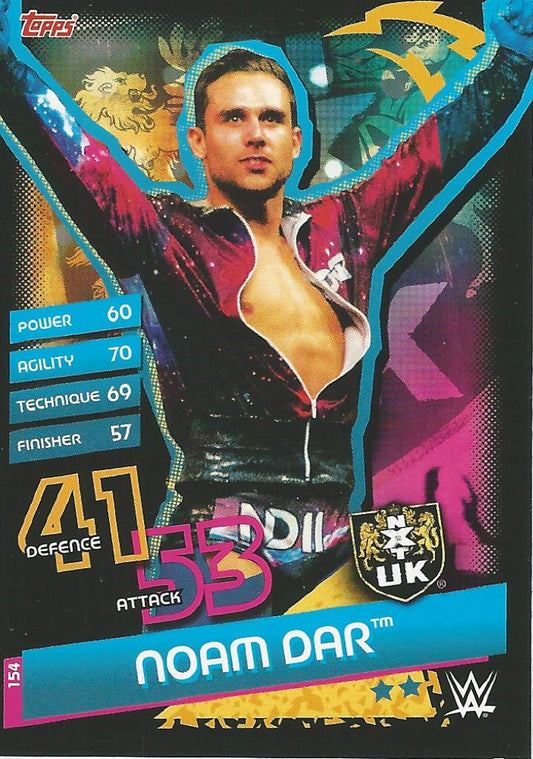 WWE Topps Slam Attax Reloaded 2020 Noam Dar #154 NXT UK