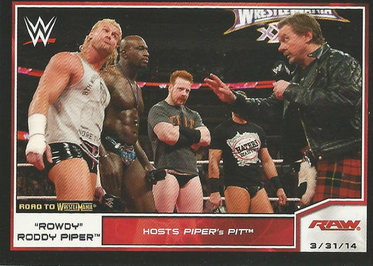 WWE Topps Road to WrestleMania 2014 Roddy Piper #94